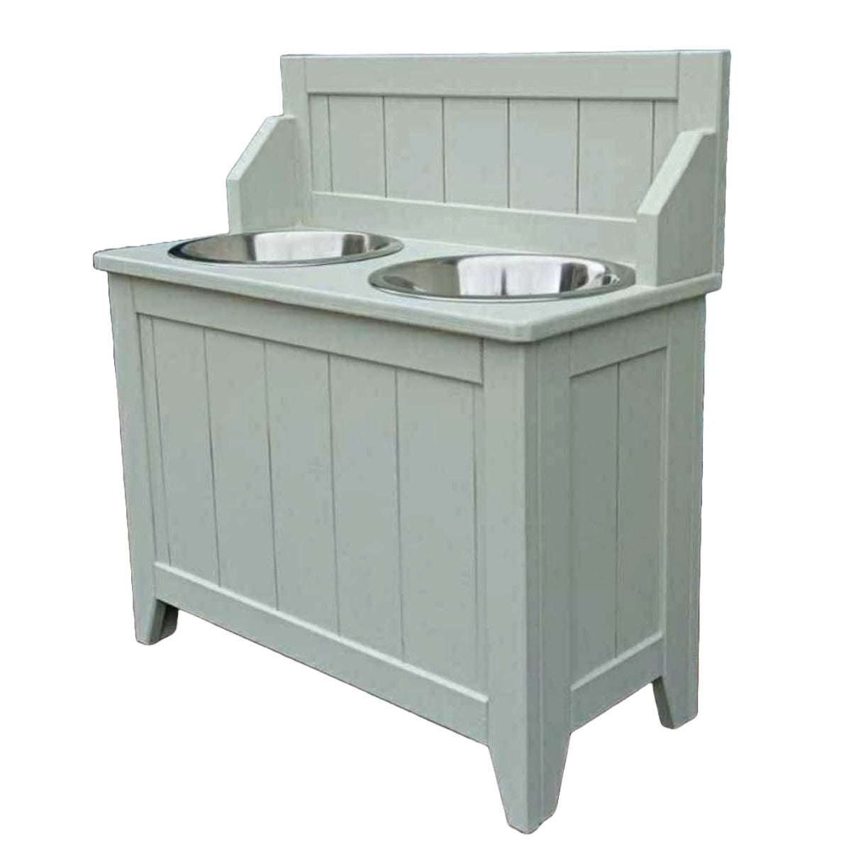 Integrated Splashback for Raised Dog Bowls