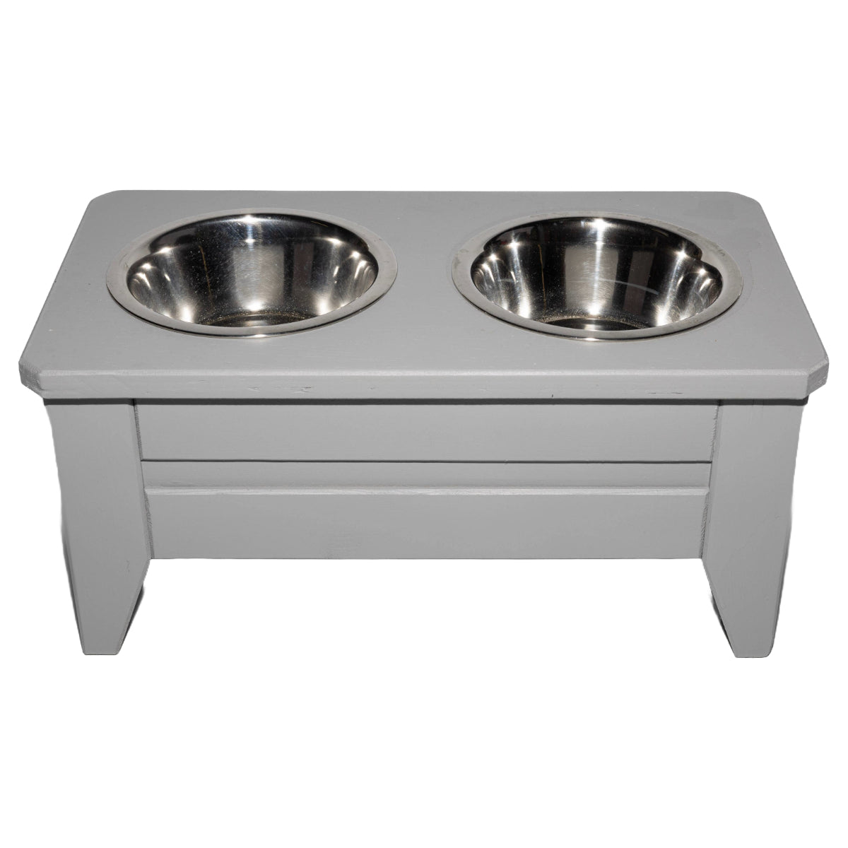 Double Raised Dog Bowl - Short (20cm)