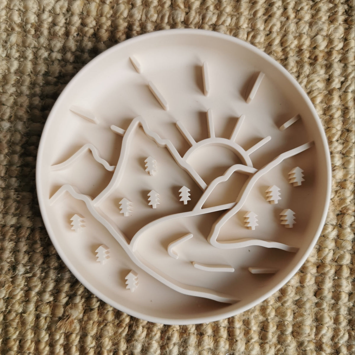 Mountain Silicone Enrichment Bowl