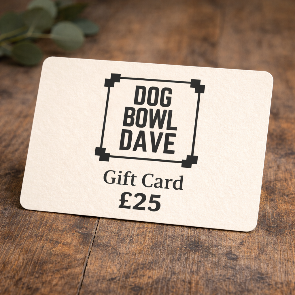 Dog Bowl Dave Gift Card – UK Handmade Style for Dogs & Homes